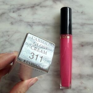 👄 LANCÔME L’Absolu Gloss Cream 311 A L’Evidence Pink Lipgloss Lip Gloss